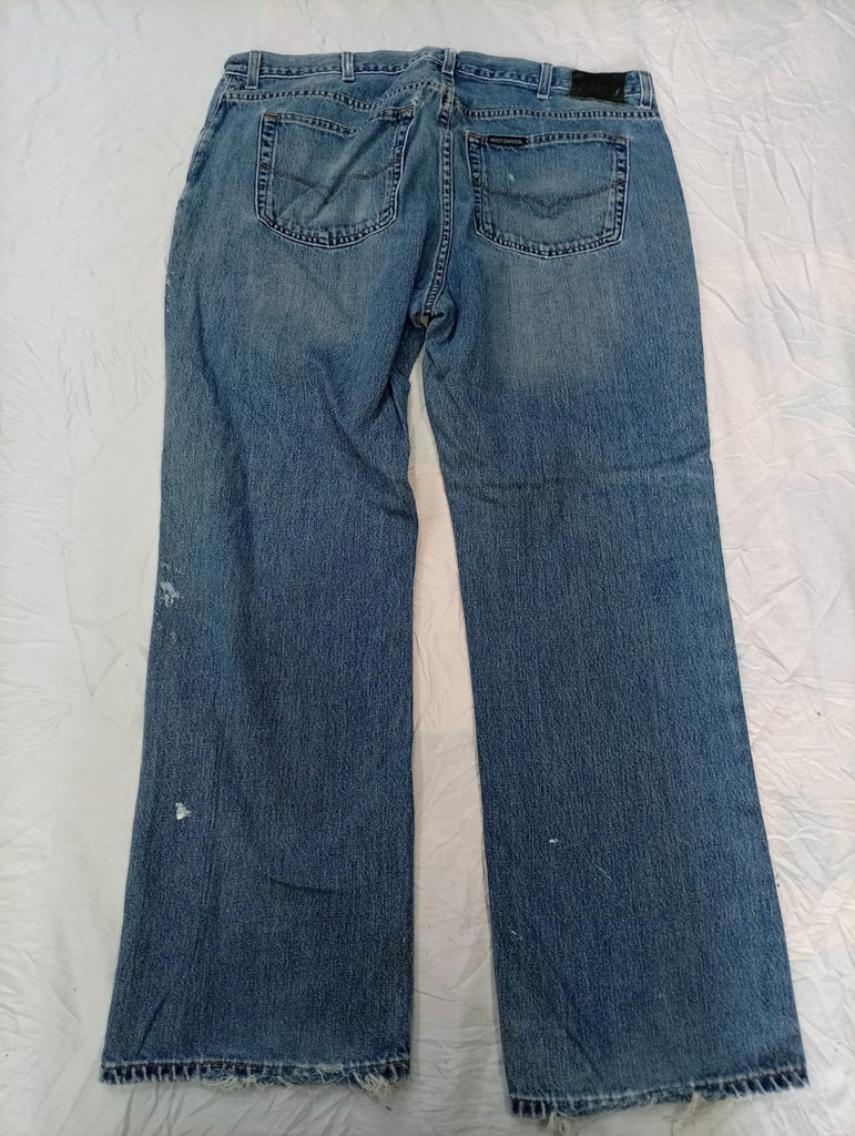 Vintage Harley Men Jeans Bundle in mixed sizes and colours. Grade C.