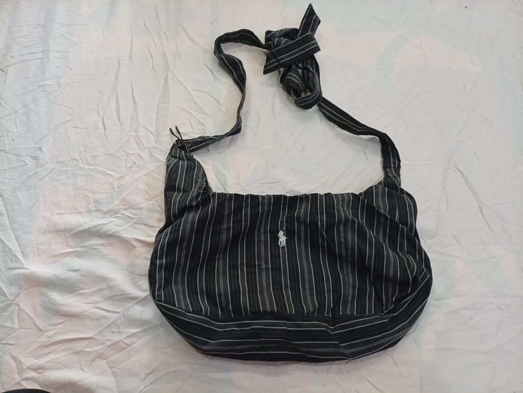 Upcycled Polo Bags Bundle  in mixed sizes and colours, Grade A/B/C.