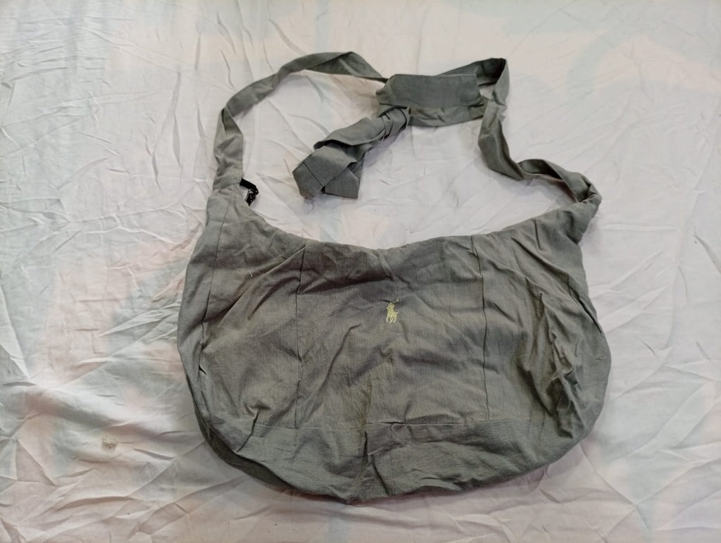 Upcycled Polo Bags Bundle  in mixed sizes and colours, Grade A/B/C.