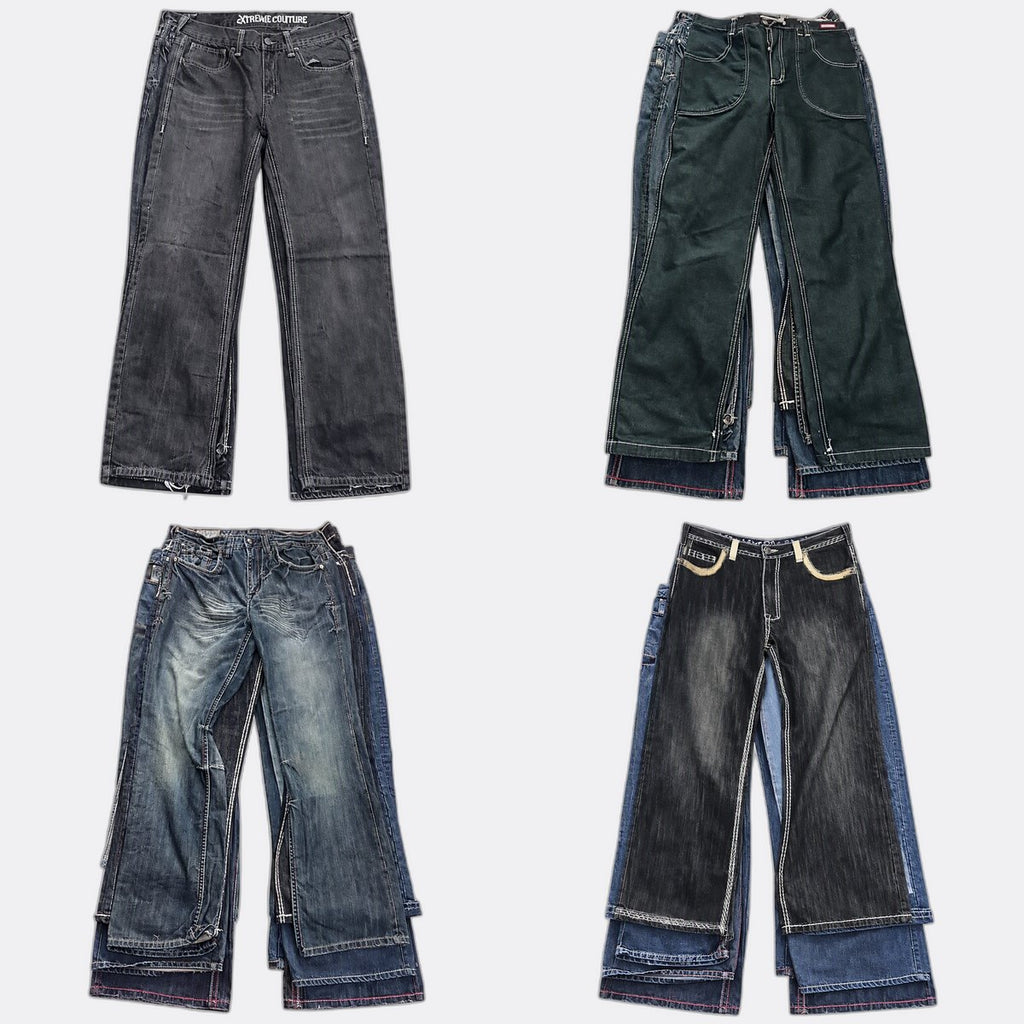 Vintage Designer Men Jeans Bundle  in mixed sizes and colours, Grade B/C.