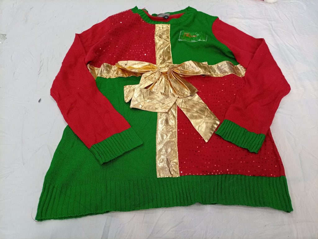 Christmas Sweaters Bundle  in mixed sizes and colours, Grade A/B/C.