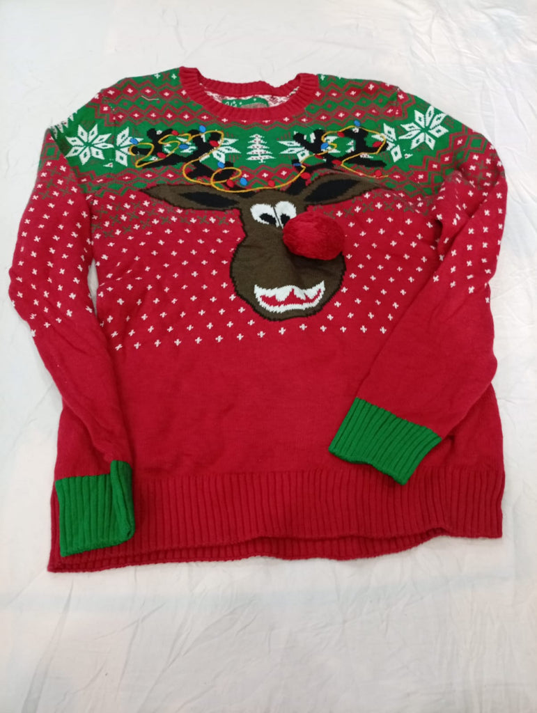 Christmas Sweaters Bundle  in mixed sizes and colours, Grade A/B/C.