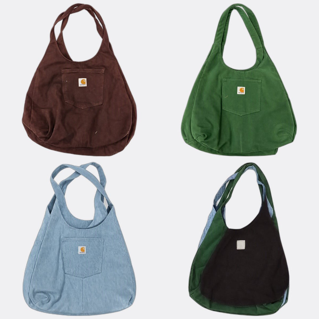 Upcycled Carhartt Bags Bundle in mixed sizes and colours. Grade A/B.