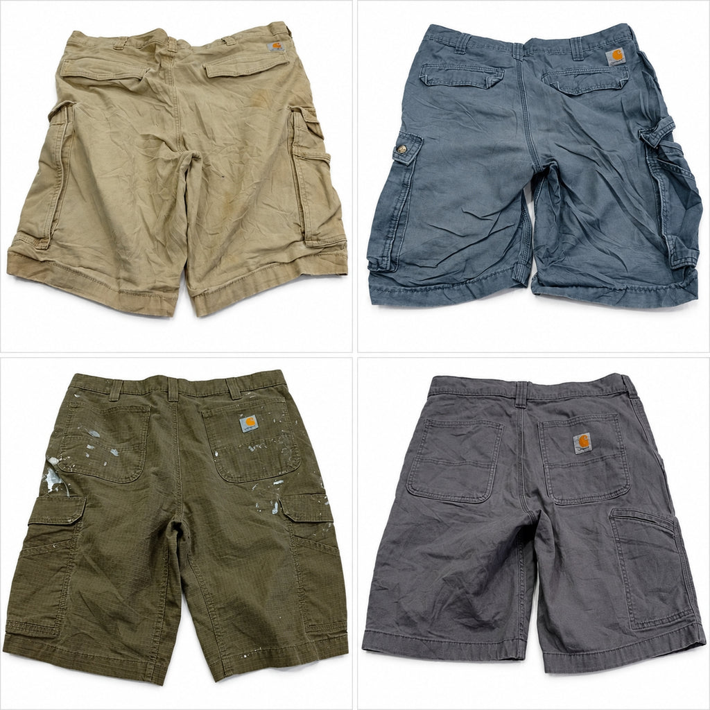 Vintage Carhartt Shorts Bundle in mixed sizes and colours. Grade C.