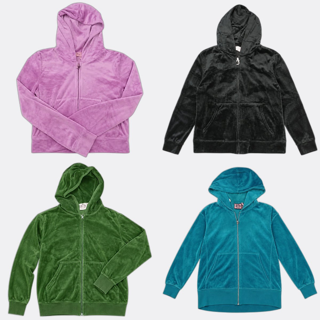 Y2K Juicy Hoodies Bundle  in mixed sizes and colours, Grade A/B/C.