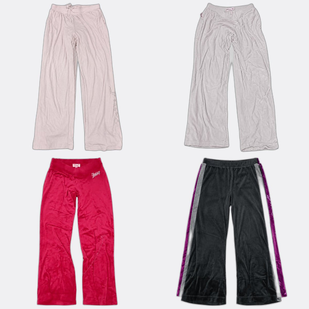 Y2K Juicy Trousers Bundle  in mixed sizes and colours, Grade A/B/C.