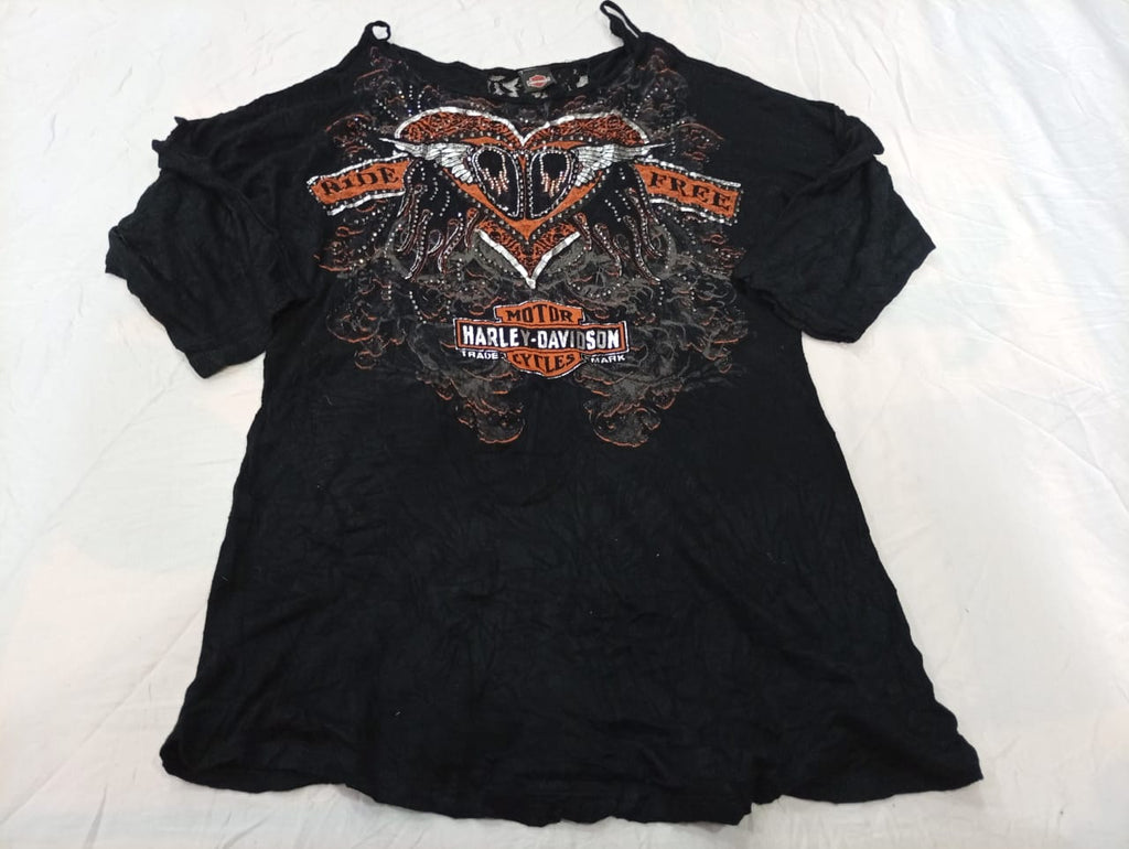 Vintage Harley Baby Tees Bundle  in mixed sizes and colours, Grade A/B/C.