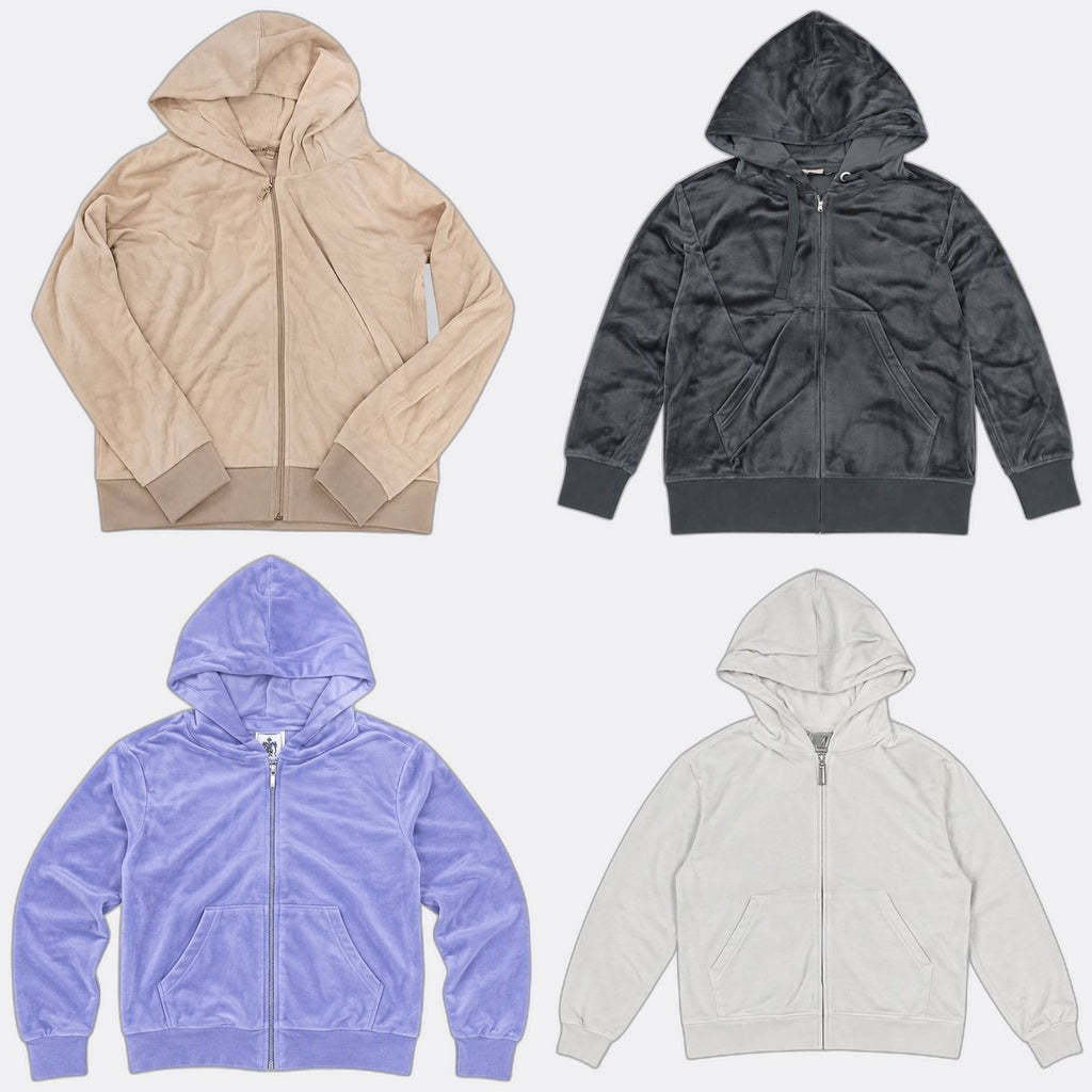 Y2K Juicy Hoodies Bundle  in mixed sizes and colours, Grade A/B/C.