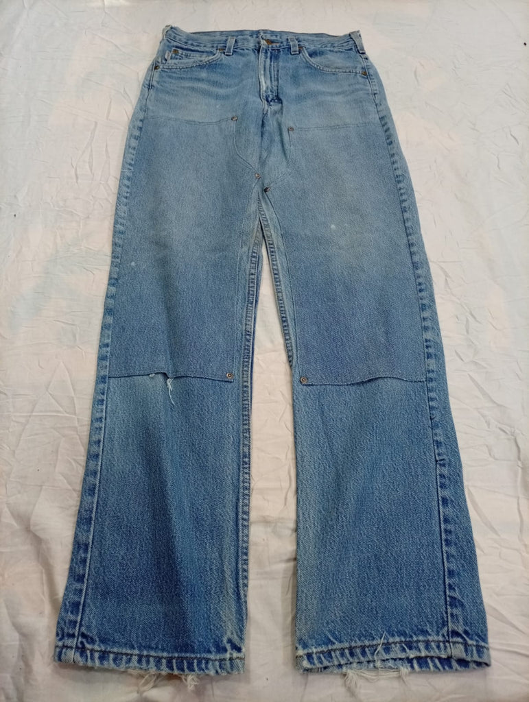 Upcycled Carhartt Double Knee Trousers Bundle  in mixed sizes and colours, Grade A/B/C.