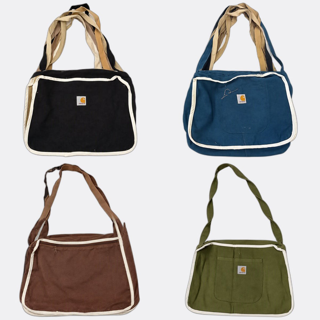 Upcycled Carhartt Bags Bundle  in mixed sizes and colours, Grade A/B/C.