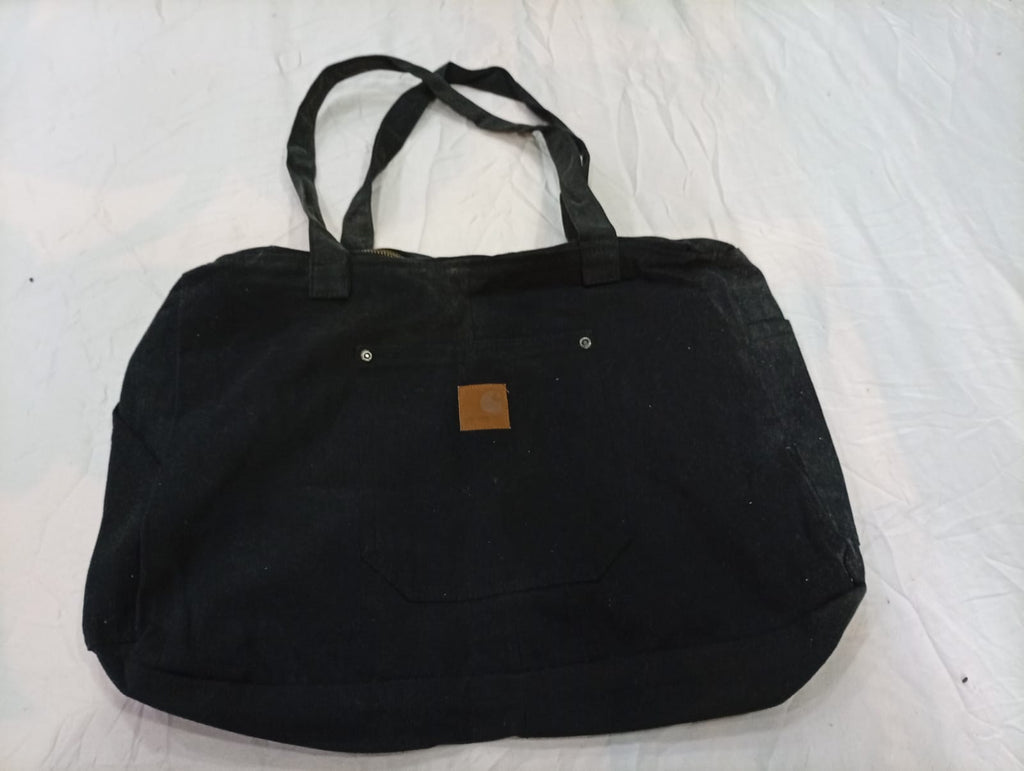 Upcycled Carhartt and Levi's Mix Style Bags  in mixed sizes and colours, Grade A/B/C.