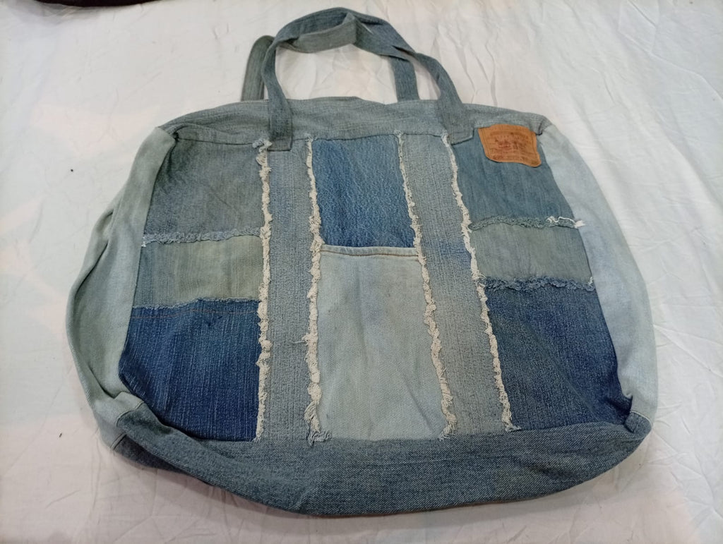 Upcycled Carhartt and Levi's Mix Style Bags  in mixed sizes and colours, Grade A/B/C.