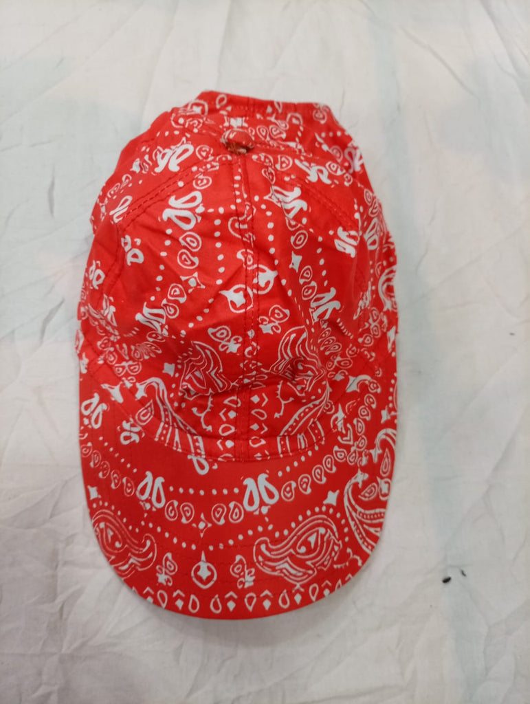 Upcycled Bandana Caps Bundle  in mixed sizes and colours, Grade A/B/C.