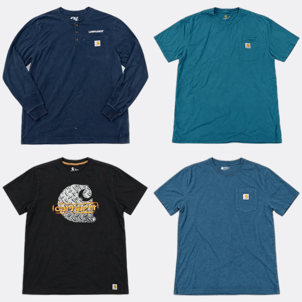 Vintage Carhartt T-Shirts Bundle  in mixed sizes and colours, Grade B/C.