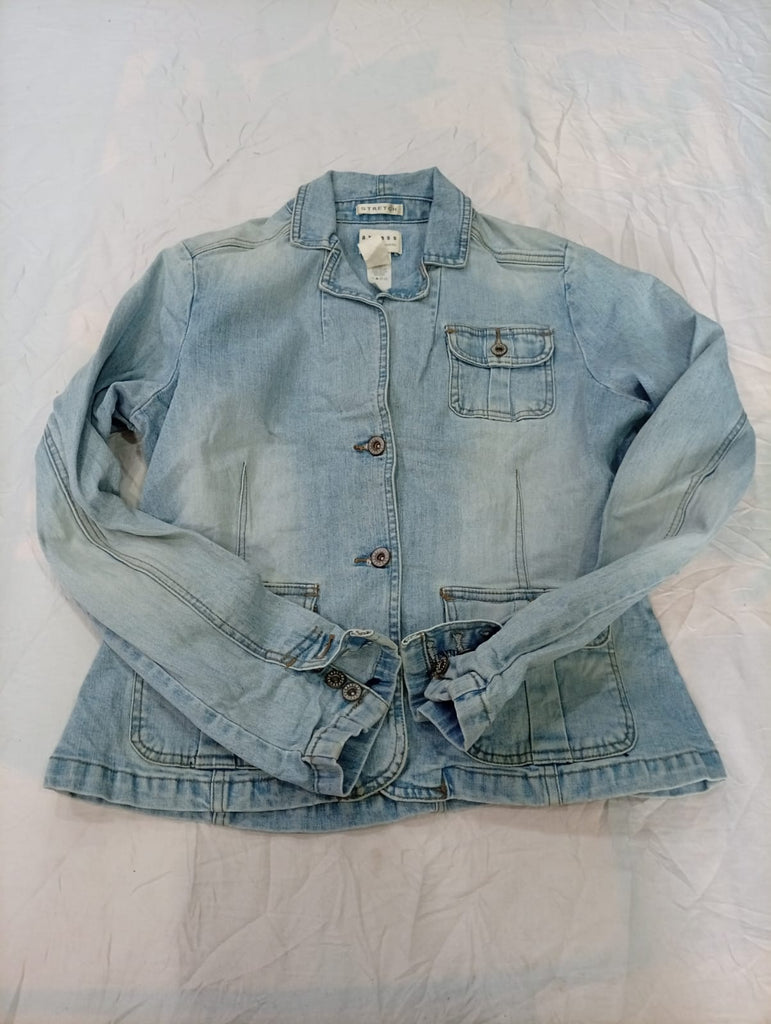 Y2K Denim Jackets Bundle  in mixed sizes and colours, Grade A/B/C.