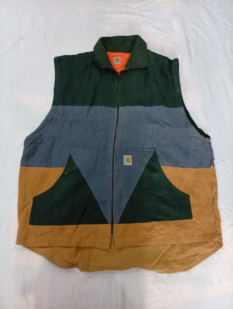 Upcycled Carhartt Vests Bundle  in mixed sizes and colours, Grade A/B