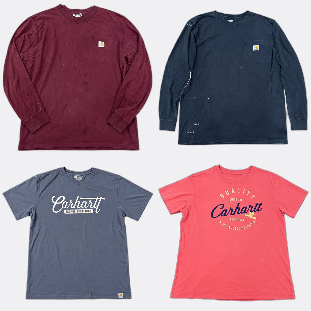 Vintage Carhartt T-Shirts Bundle  in mixed sizes and colours, Grade B/C.