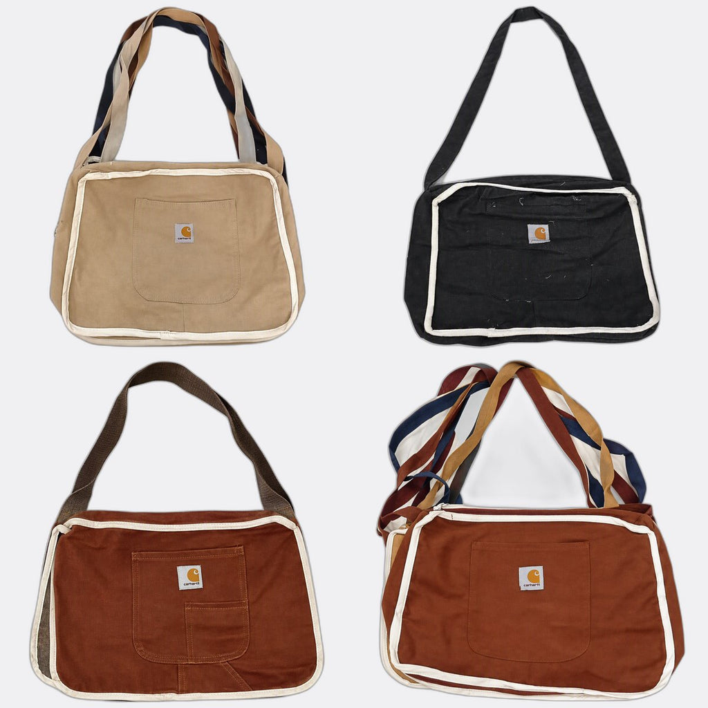  Upcycled Carhartt Bags Bundle  in mixed sizes and colours, Grade A/B/C.