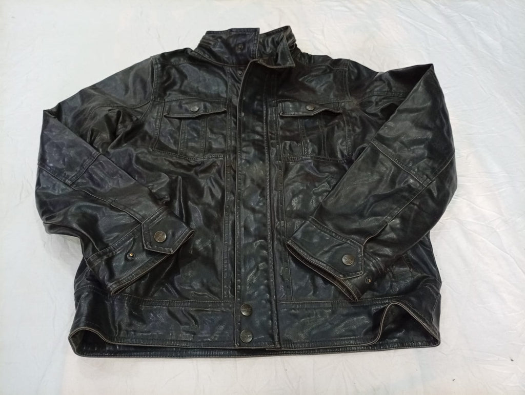Vintage Leather Jackets Bundle in mixed sizes and colours. Grade A/B/C.
