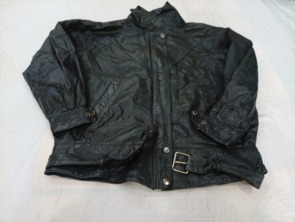 Vintage Leather Jackets Bundle in mixed sizes and colours. Grade A/B/C.