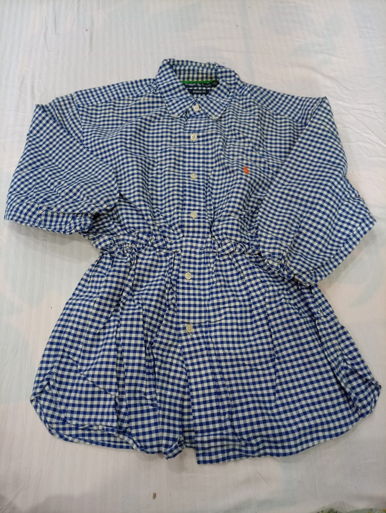 Upcycled Polo Dresses Bundle in mixed sizes and colours. Grade A/B/C.