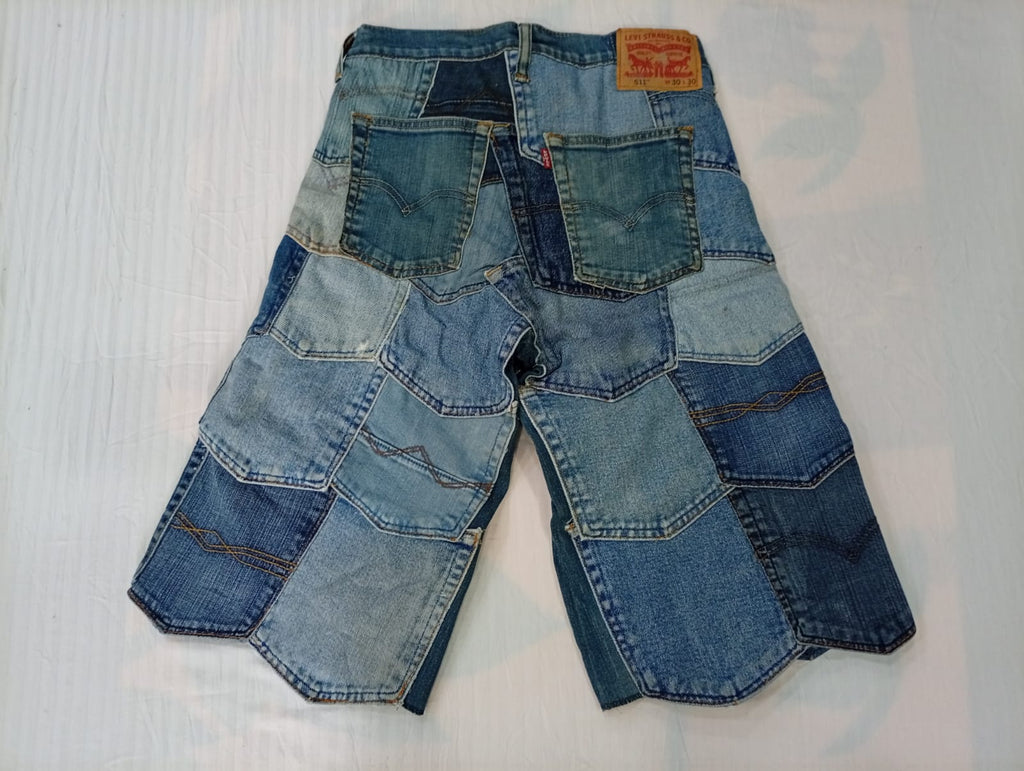 Upcycled Levi's Shorts Bundle in mixed sizes and colours. Grade A/B.