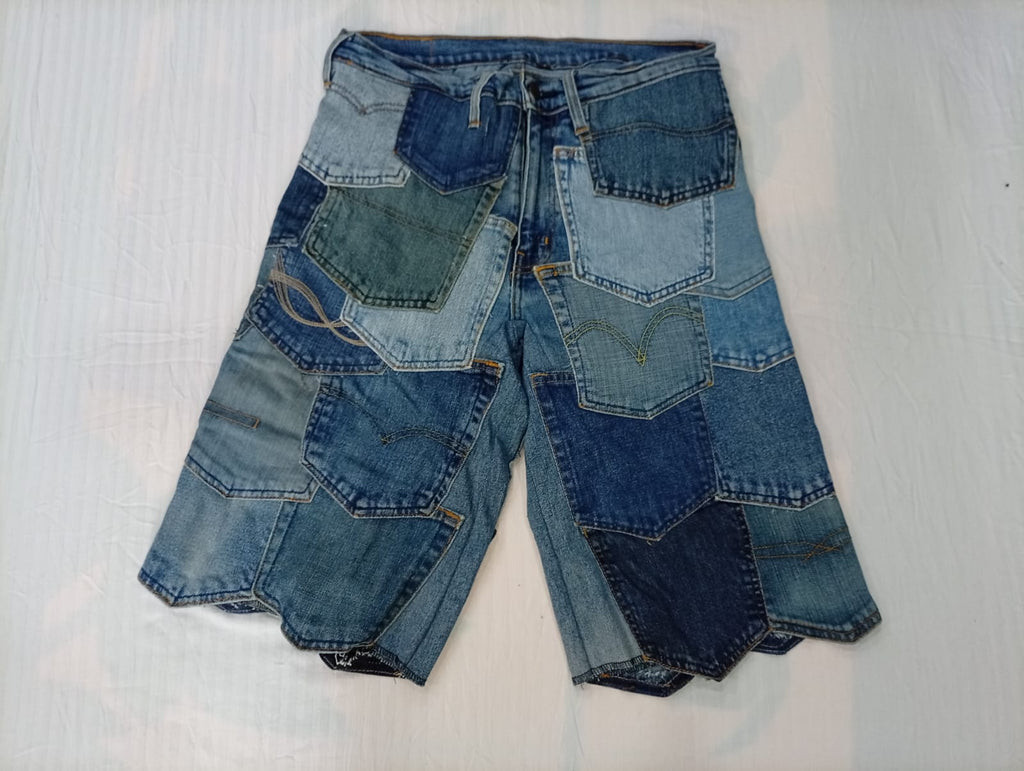Upcycled Levi's Shorts Bundle in mixed sizes and colours. Grade A/B.
