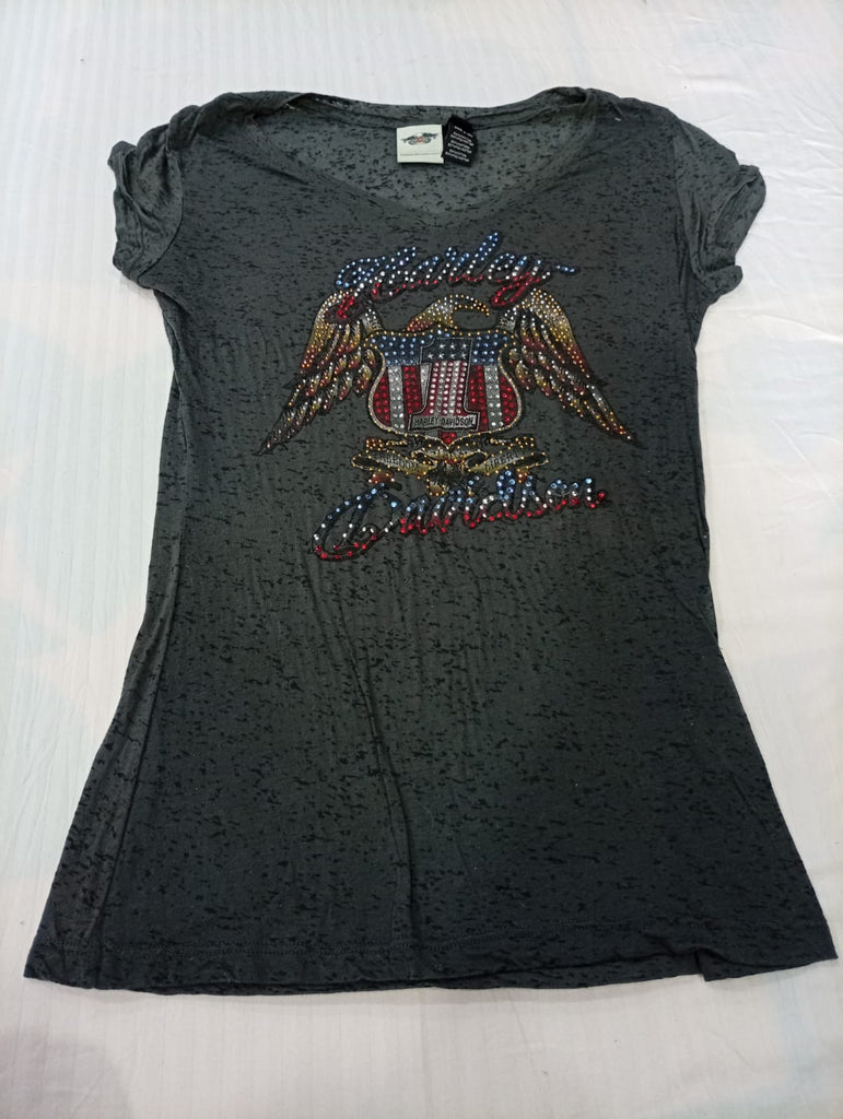 Vintage Harley Baby Tees Bundle in mixed sizes and colours. Grade A/B/C.