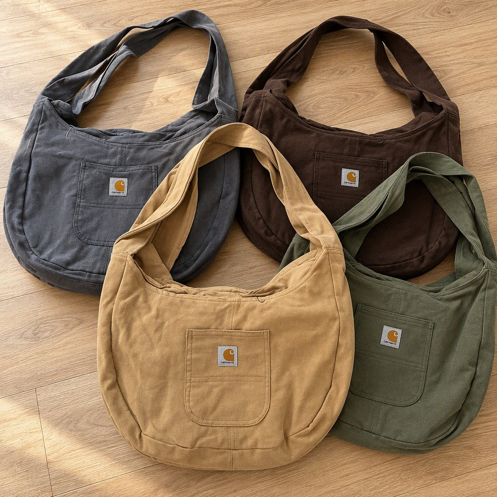 Upcycled Carhartt Bags Bundle in mixed sizes and colours. Grade A/B/C.