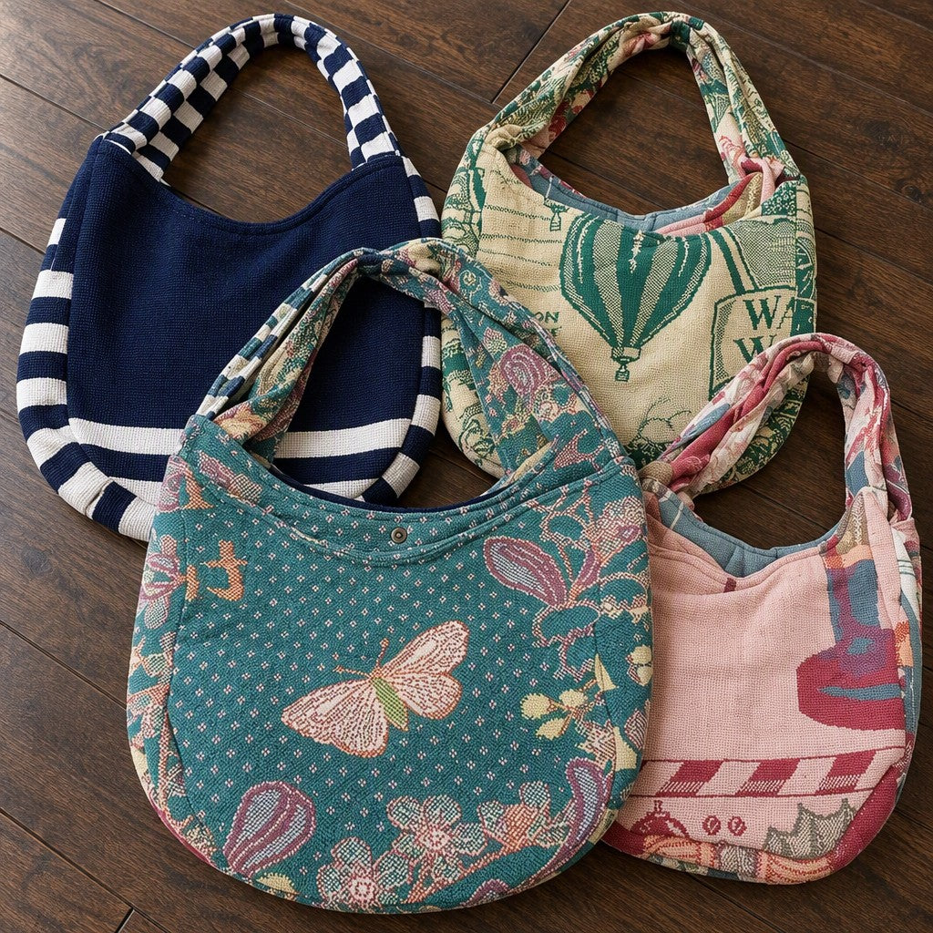 Upcycled Darri Bags Bundle in mixed sizes and colours. Grade A/B/C.