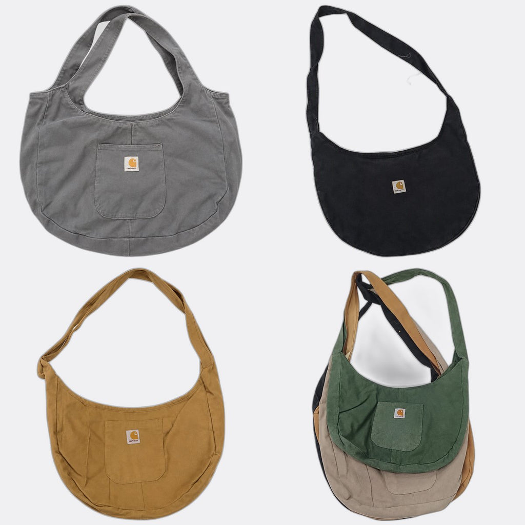Upcycled Carhartt Bags Bundle in mixed sizes and colours, Grade A/B/C.