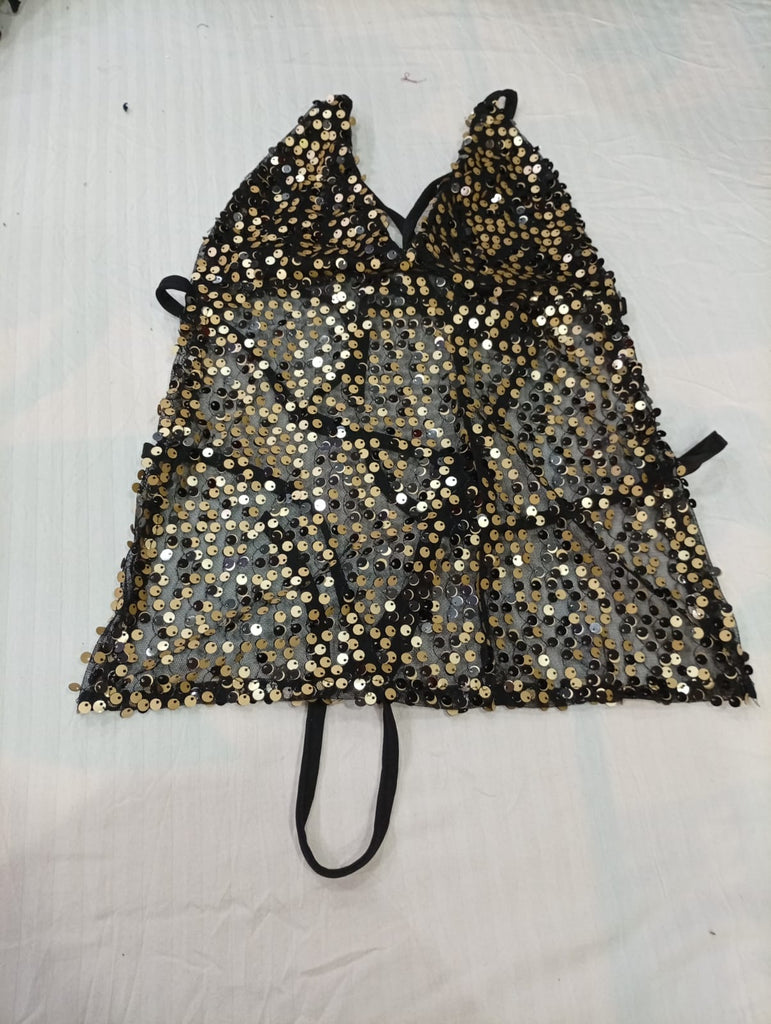 Upcycled Beaded Tops Bundle in mixed sizes and colours. Grade A/B/C.