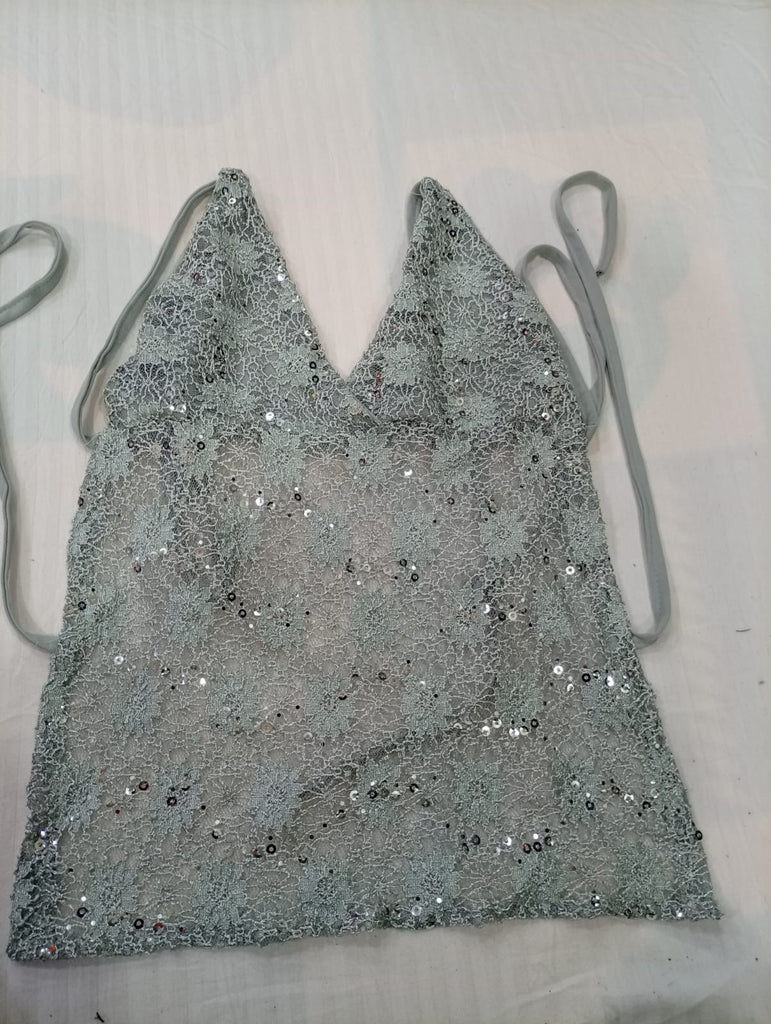 Upcycled Beaded Tops Bundle in mixed sizes and colours. Grade A/B/C.