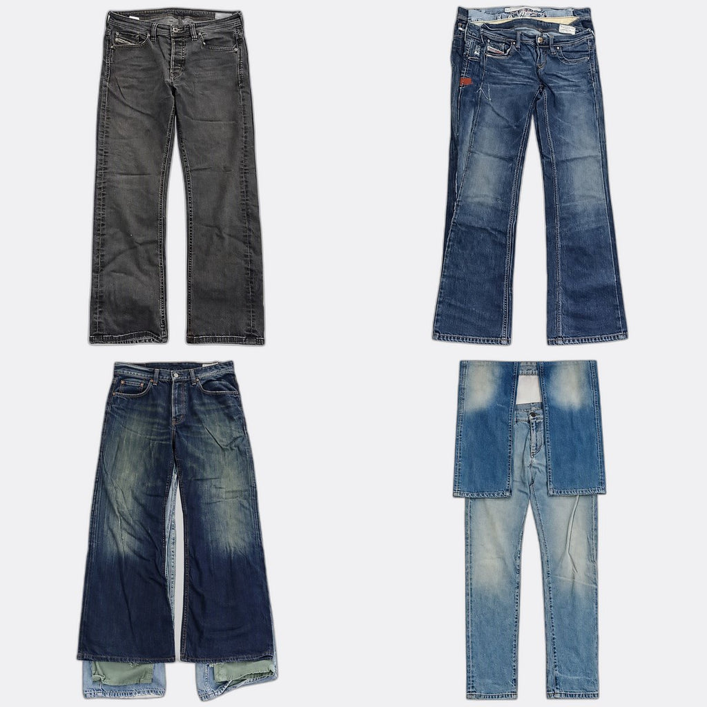 Vintage Diesel Jeans Bundle in mixed sizes and colours, Grade B/C.