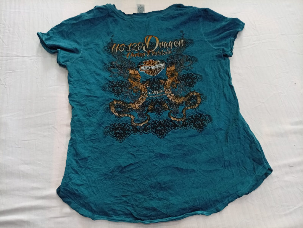 Vintage Harley Baby Tees Bundle in mixed sizes and colours, Grade A/B/C.