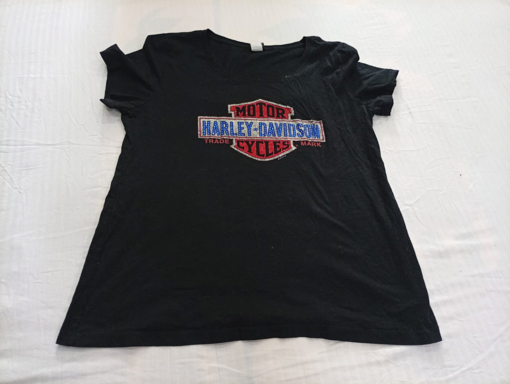 Vintage Harley Baby Tees Bundle in mixed sizes and colours, Grade A/B/C.