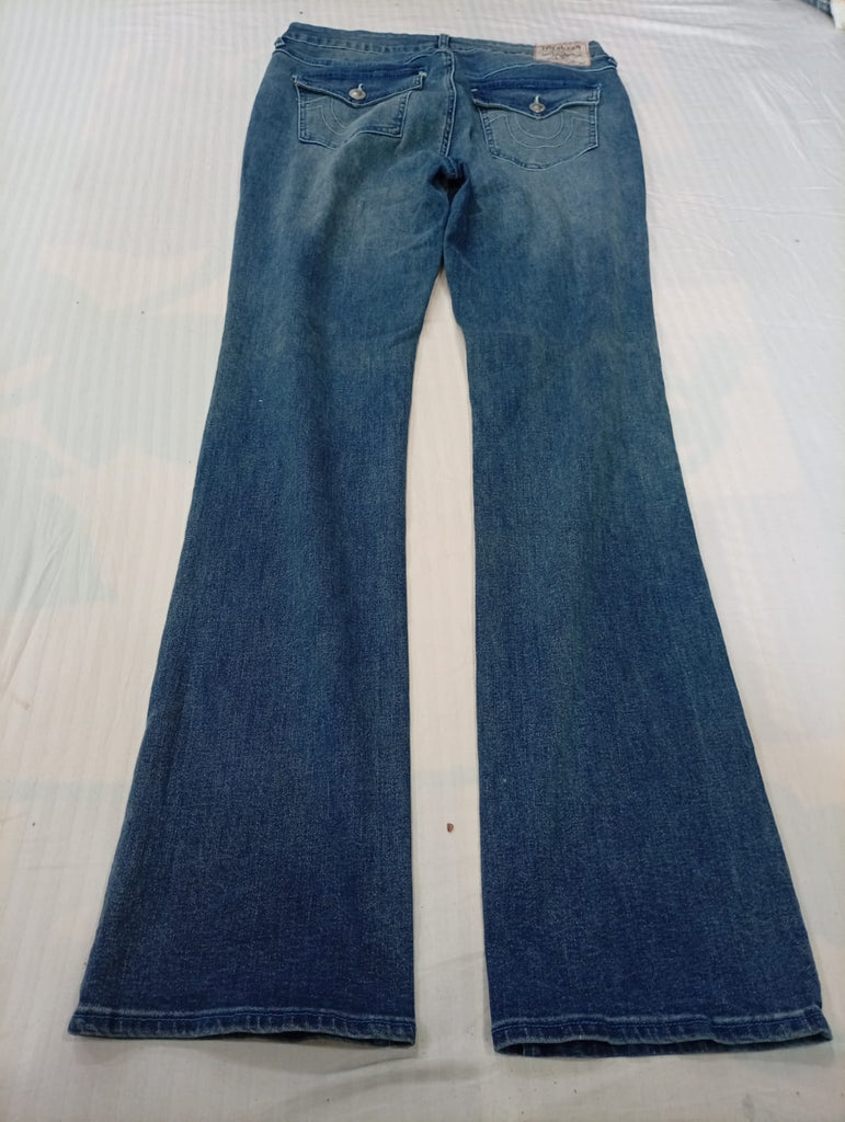 Vintage True Religion Flare and Straight Jeans in mixed sizes and colours, Grade B/C.