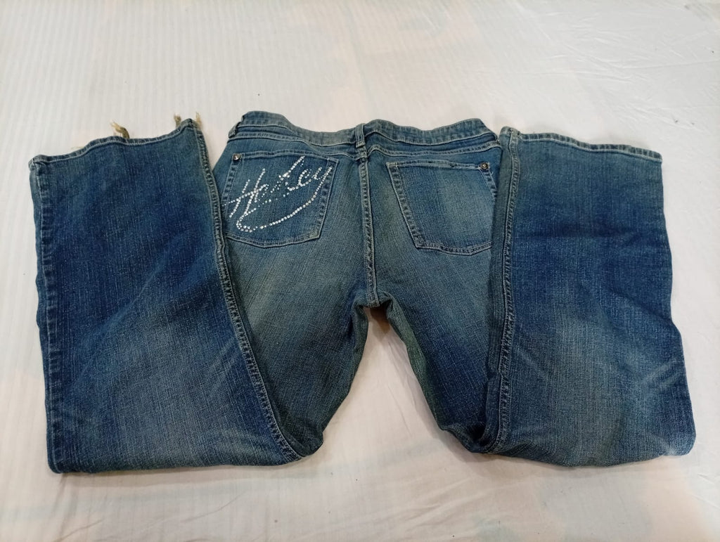 Vintage Harley Jeans Bundle in mixed sizes and colours, Grade B/C.