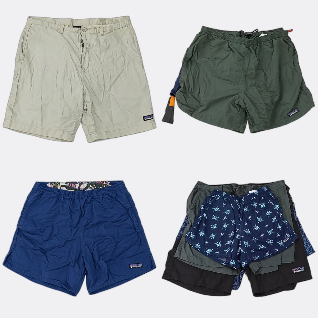 Vintage Patagonia Shorts Bundle in mixed sizes and colours. Grade A/B/C.