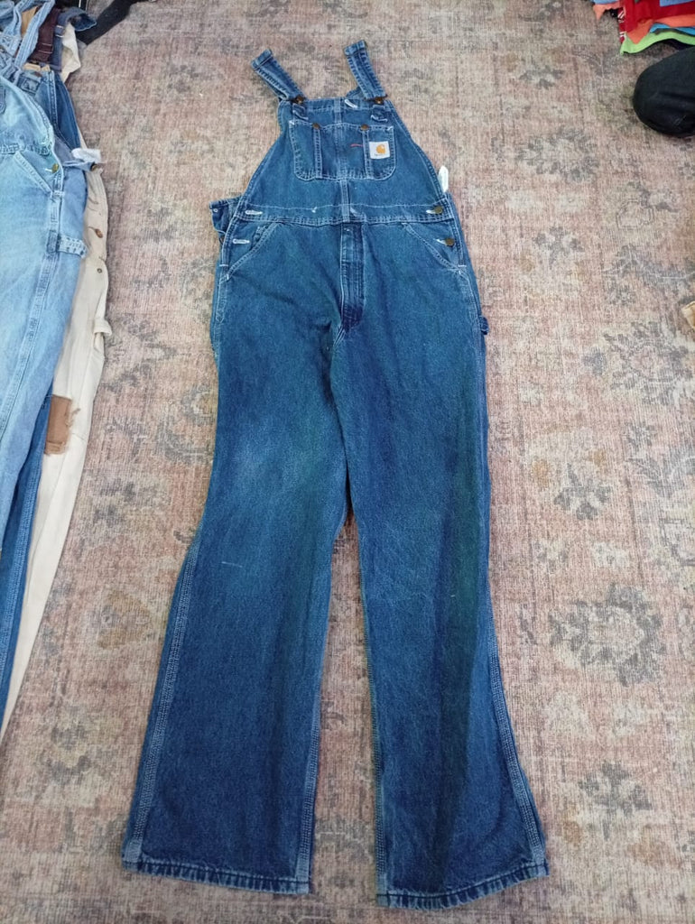Vintage Carhartt Overalls Bundle in mixed sizes and colours. Grade C.