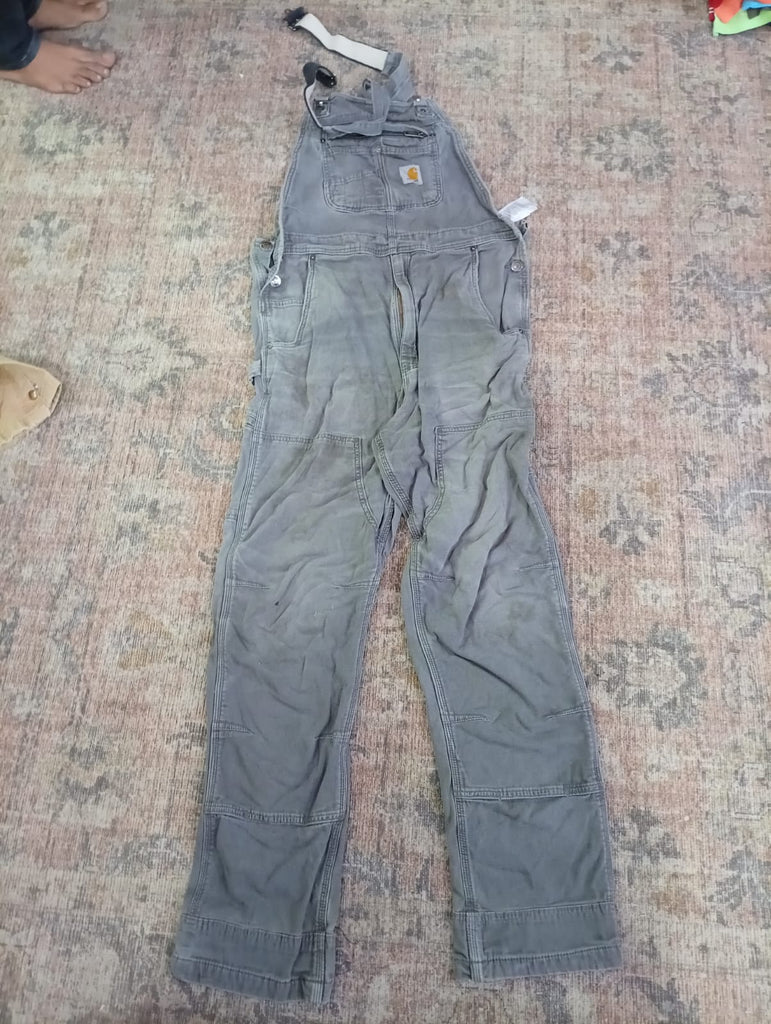 Vintage Carhartt Overalls Bundle in mixed sizes and colours. Grade C.