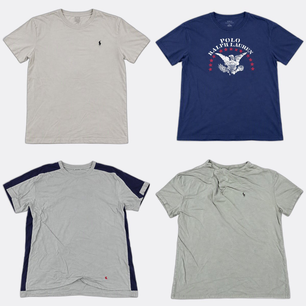 Vintage Polo T-Shirts Bundle in mixed sizes and colours. Grade B/C.