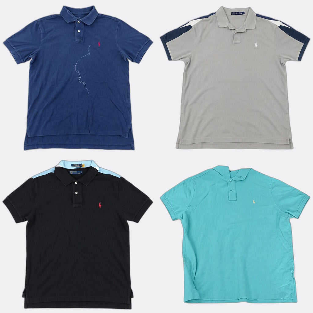 Vintage Polo T-Shirts Bundle in mixed sizes and colours. Grade B/C.