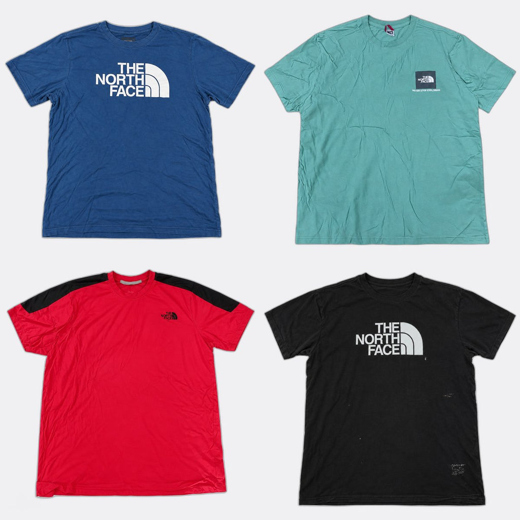 Vintage The North Face T-Shirts Bundle in mixed sizes and colours. Grade A/B/C.