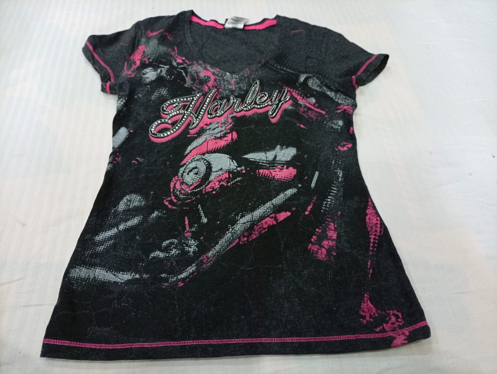 Vintage Harley Baby Tees Bundle in mixed sizes and colours. Grade A/B/C.