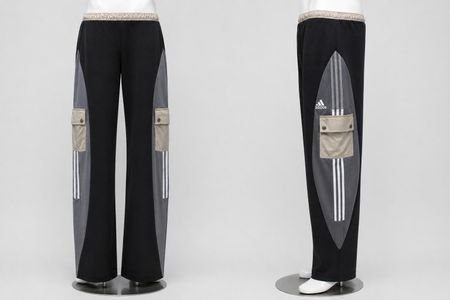Upcycled Cargo Track Trousers in mixed sizes and colours, Grade A/B.