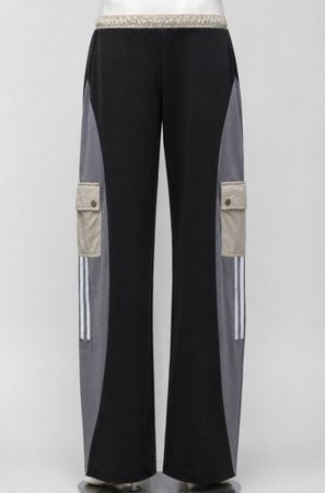 Upcycled Cargo Track Trousers in mixed sizes and colours, Grade A/B.