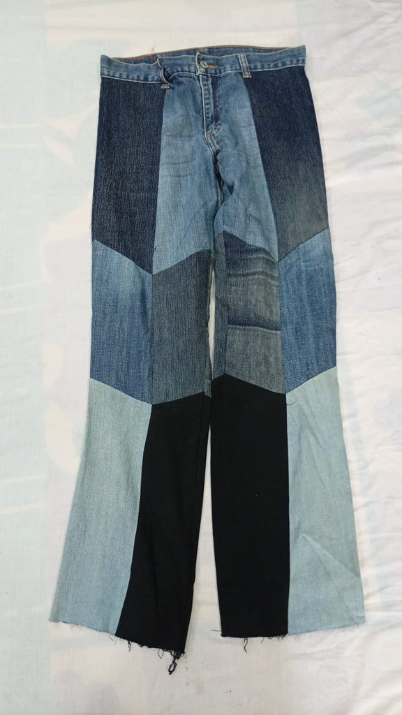 CR13181 Upcycled Mix Style Jeans