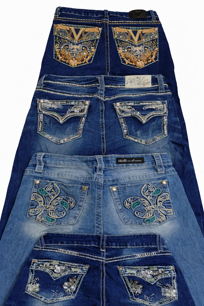CR7212 Y2K Flare Jeans