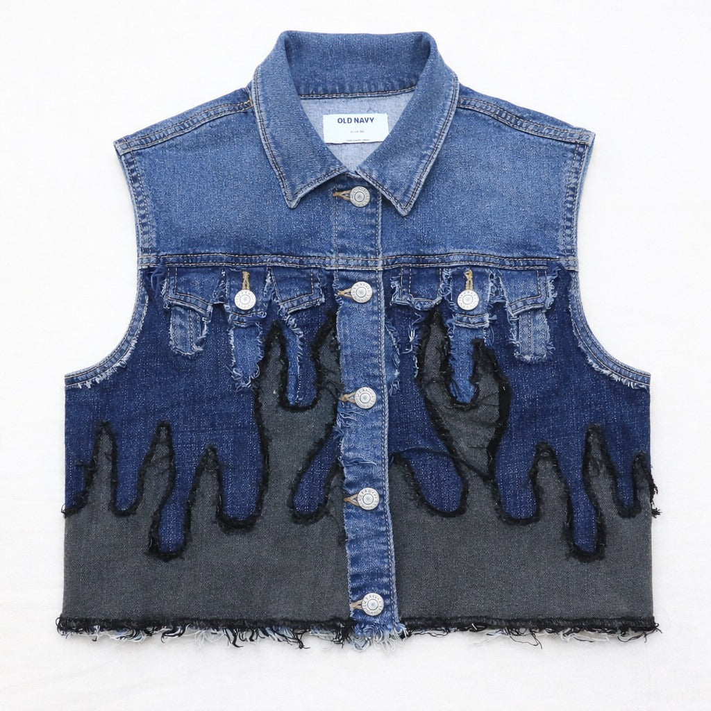 CR42 Upcycled Cropped Vest